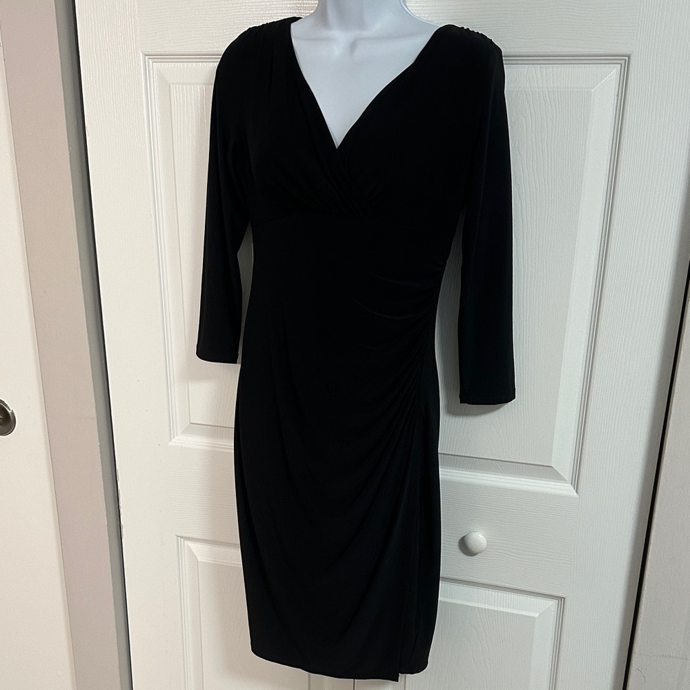 Ralph Lauren Black Long Sleeve Dress